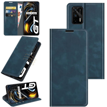 Realme GT - Magnetic Wallet Case - Blue