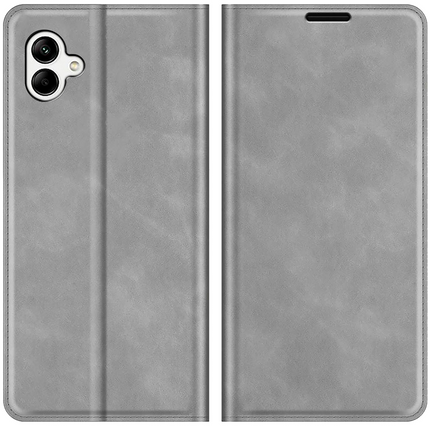 Samsung Galaxy A04 - Magnetic Wallet Case - Grey