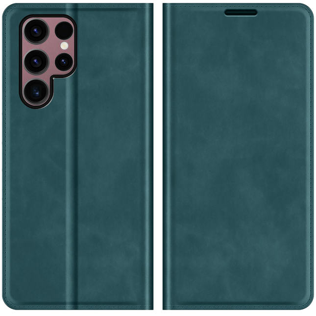 Samsung Galaxy S23 Ultra - Magnetic Wallet Case - Green