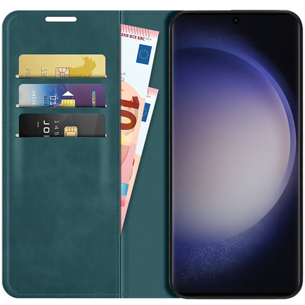 Samsung Galaxy S23 Ultra - Magnetic Wallet Case - Green