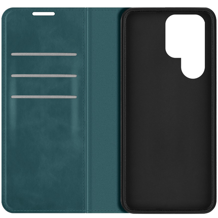 Samsung Galaxy S23 Ultra - Magnetic Wallet Case - Green