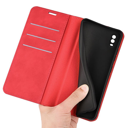 Samsung Galaxy Xcover Pro - Magnetic Wallet Case - Red