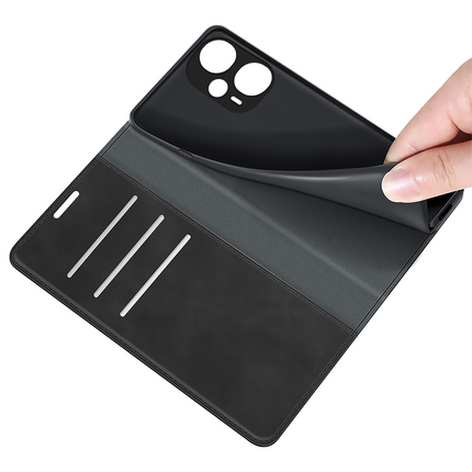 Xiaomi Poco F5 - Magnetic Wallet Case - Black