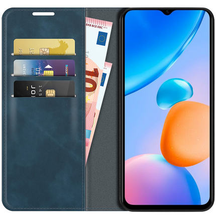 Xiaomi Redmi 10 5G - Magnetic Wallet Case - Blue