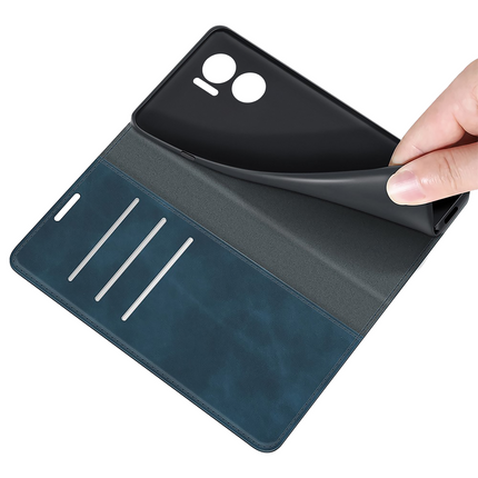 Xiaomi Redmi 10 5G - Magnetic Wallet Case - Blue