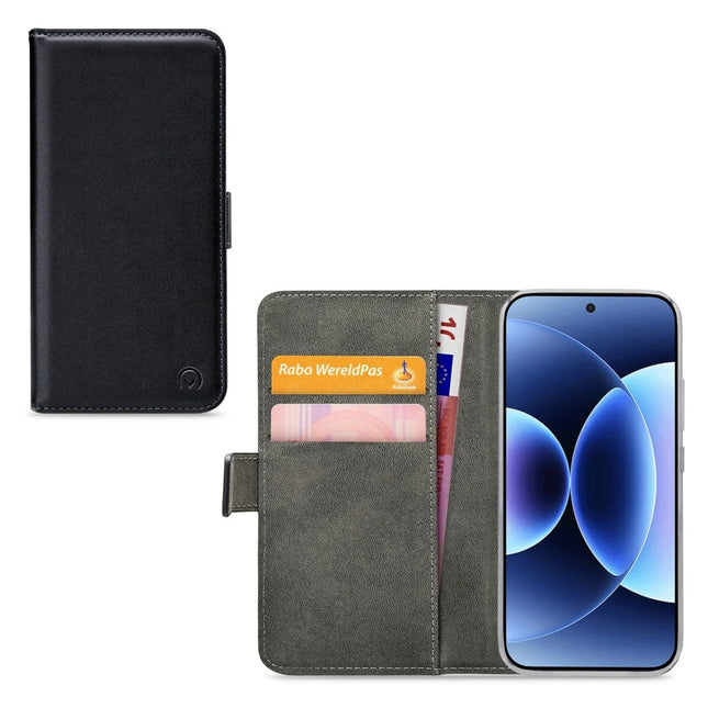 Xiaomi 17 Pro Black Wallet Book Case Wallet Book Case Zwart - Mobilize - Casebump