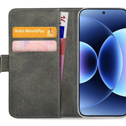 Xiaomi 17 Pro Max Black Wallet Book Case Wallet Book Case Zwart - Mobilize - Casebump
