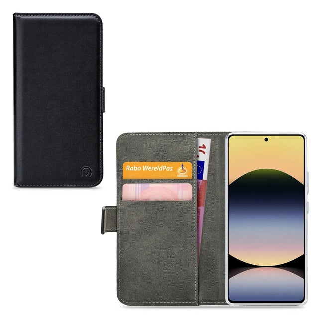 Xiaomi Redmi Note 14S Black Wallet Book Case Wallet Book Case Zwart - Mobilize - Casebump