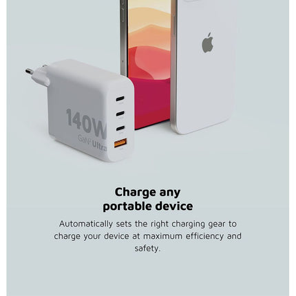 Xtorm 140W GaN2 Ultra Wall Charger - XEC140