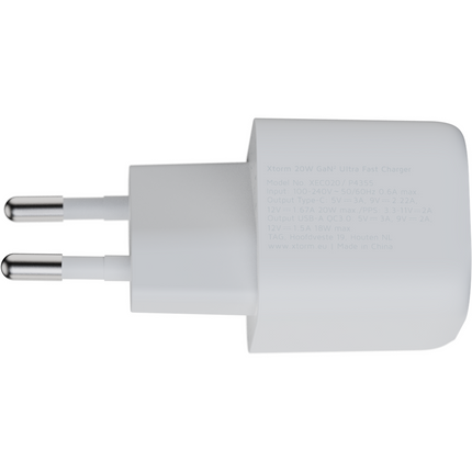 Xtorm 20W GaN2 Ultra Wall Charger - X20BC0