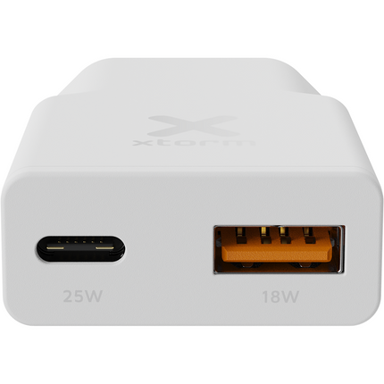 Xtorm 25W Go2 SlimLine Charger - White - XG2SL025