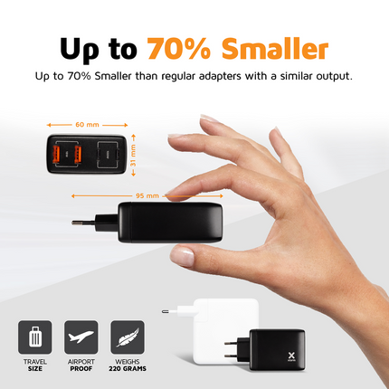 Xtorm 4-in-1 Laptop Charger USB-C PD 100W