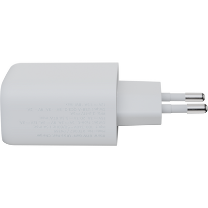 Xtorm 67W GaN2 Ultra Wall Charger - X67BC0 (Bulk Packed)
