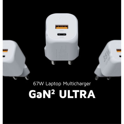 Xtorm 67W GaN2 Ultra Wall Charger - X67BC0 (Bulk Packed)