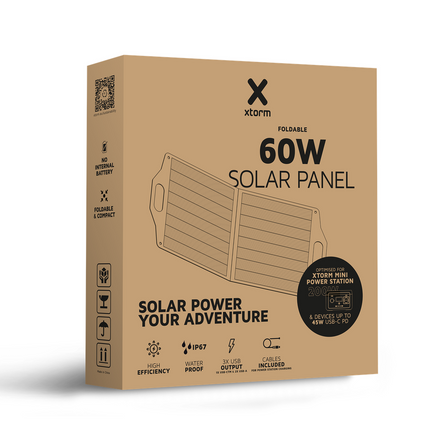 Xtorm Foldable Solar Panel 60W - XP2SW060