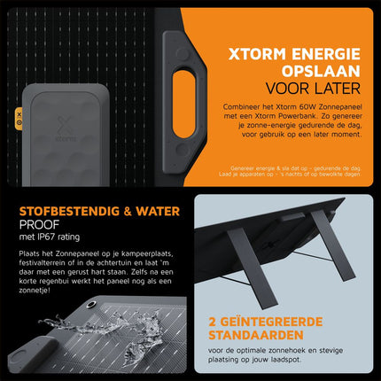 Xtorm Foldable Solar Panel 60W - XP2SW060