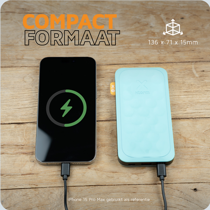 Xtorm 20W Fuel Series Powerbank 10.000 mAh - Teal Blue - FS5102U