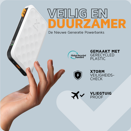 Xtorm 20W Fuel Series Powerbank 10.000 mAh - Dusk White - FS5100U