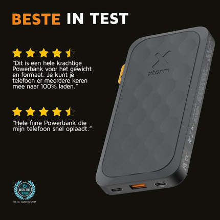 Xtorm 20W Fuel Series Powerbank 10.000 mAh - Midnight Black - FS5101U