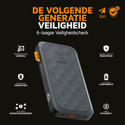 Xtorm 20W Fuel Series Powerbank 10.000 mAh - Midnight Black - FS5101U