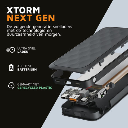 Xtorm 20W Fuel Series Powerbank 10.000 mAh - Midnight Black - FS5101U