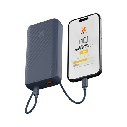 Xtorm 20W Go2 Evolution FastCharge Powerbank 20.000 mAh - Blue - XG2E209