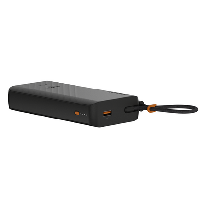 Xtorm 30W Go2 Evolution FastCharge Powerbank 20.000 mAh - Built-in Cable - Charcoal Black - XG2E30W201C