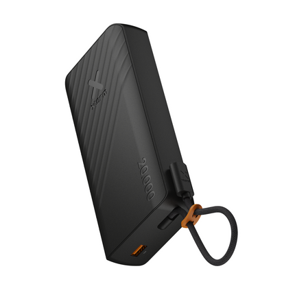 Xtorm 30W Go2 Evolution FastCharge Powerbank 20.000 mAh - Built-in Cable - Charcoal Black - XG2E30W201C