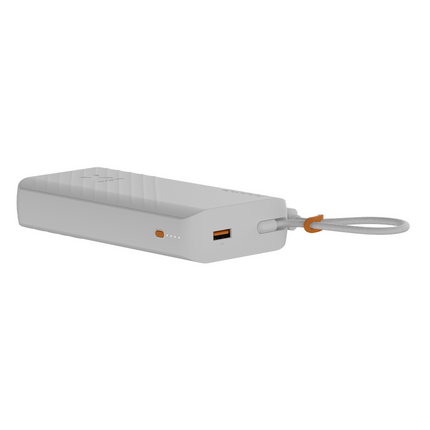 Xtorm 30W Go2 Evolution FastCharge Powerbank 20.000 mAh - Built-in Cable - Ice White - XG2E30W207C