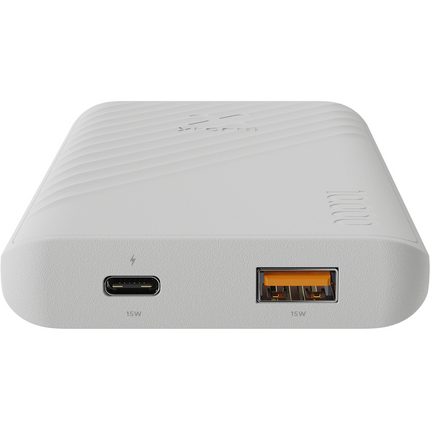 Xtorm 15W Go2 FastCharge Powerbank 10.000 mAh - Ash White - XG2100U