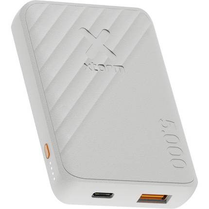 Xtorm 12W Go2 FastCharge Powerbank 5.000 mAh - Ash White - XG2050