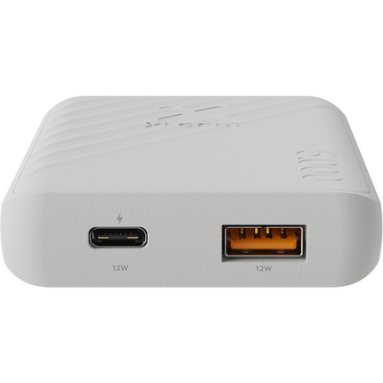Xtorm 12W Go2 FastCharge Powerbank 5.000 mAh - Ash White - XG2050