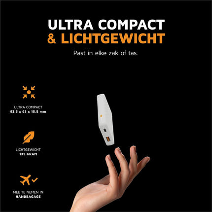 Xtorm 12W Go2 FastCharge Powerbank 5.000 mAh - Ash White - XG2050