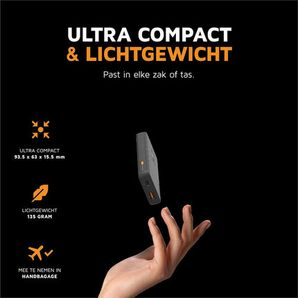 Xtorm 12W Go2 Evolution FastCharge Powerbank 5.000 mAh - Charcoal Black - XG2051