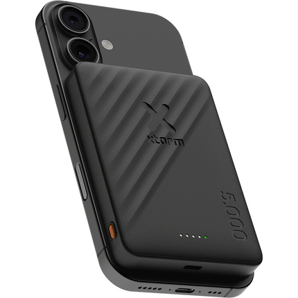 Xtorm Go2 Evolution Wireless Powerbank 5.000 mAh - Charcoal Black - XG2WP051