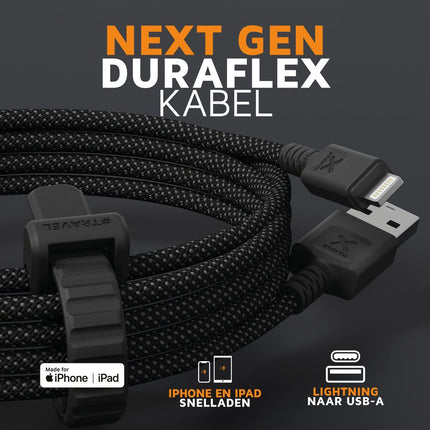 Xtorm Next Gen USB to Lightning Cable - Black - 3m - CX3021