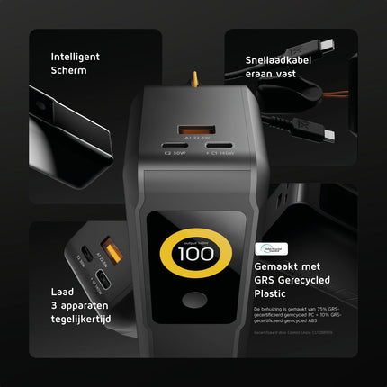 Xtorm NextGen - 140W Powerbank 27.000 mAh - Black - XNG271W140
