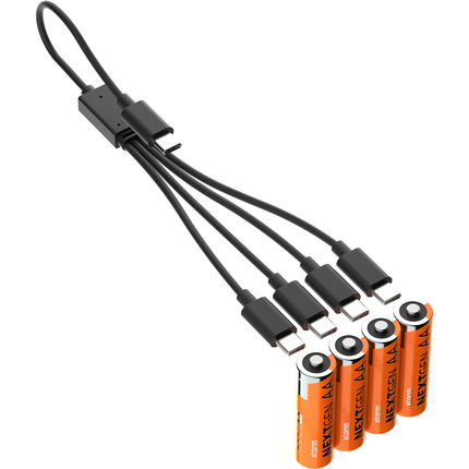 Xtorm NextGen AA Batteries USB-C Rechargeable - 4 Pack