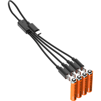 Xtorm NextGen AAA Batteries USB-C Rechargeable - 4 Pack