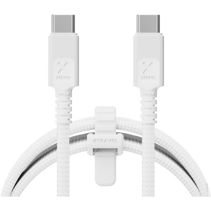 Xtorm Next Gen USB-C PD Cable Ultra 240W - White - 3m - CX3100