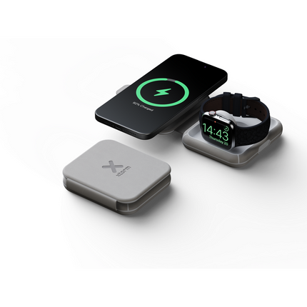 Xtorm Foldable Wireless Travel Charger 2 in 1 15W- XWF21