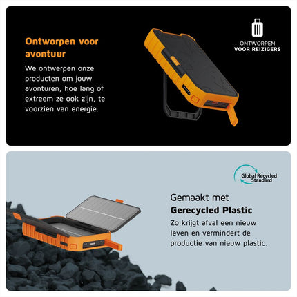 Xtorm Rugged Solar Powerbank 10.000 mAh - XR203