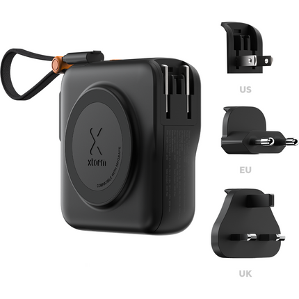 Xtorm TravelPro 30W 3in1 Travel Charger 10.000 mAh + USB-C Cable - (EU/US/UK Plug) - XTPP101