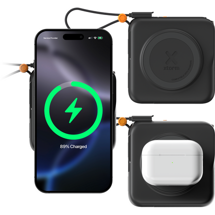 Xtorm TravelPro 30W 3in1 Travel Charger 10.000 mAh + USB-C Cable - (EU/US/UK Plug) - XTPP101