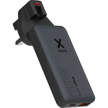 Xtorm 65W GaN3 Ultra Fast Travel Charger + Cable + Essentials Bag - (EU/US/UK Plug) - XA031