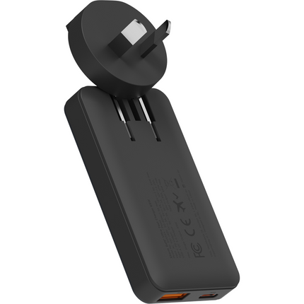 Xtorm 65W GaN3 Ultra Fast Travel Charger + Cable + Essentials Bag - (EU/US/UK Plug) - XA031