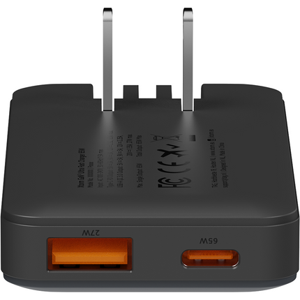 Xtorm 65W GaN3 Ultra Fast Travel Charger + Cable + Essentials Bag - (EU/US/UK Plug) - XA031
