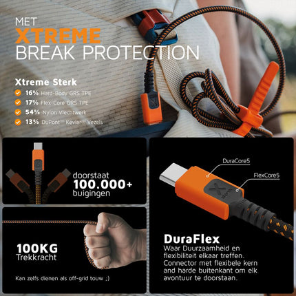 Xtorm Xtreme USB to USB-C Cable - 1.5m - CXX2003
