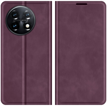 OnePlus 11 Magnetic Wallet Case - Purple - Casebump