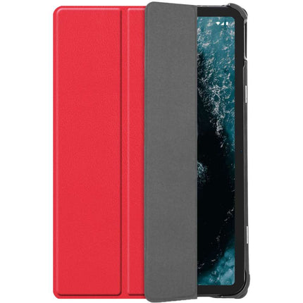 Nokia T20 Smart Tri-Fold Case (Red) - Casebump